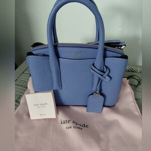 Kate Spade mini margeaux satchel periwinkle color